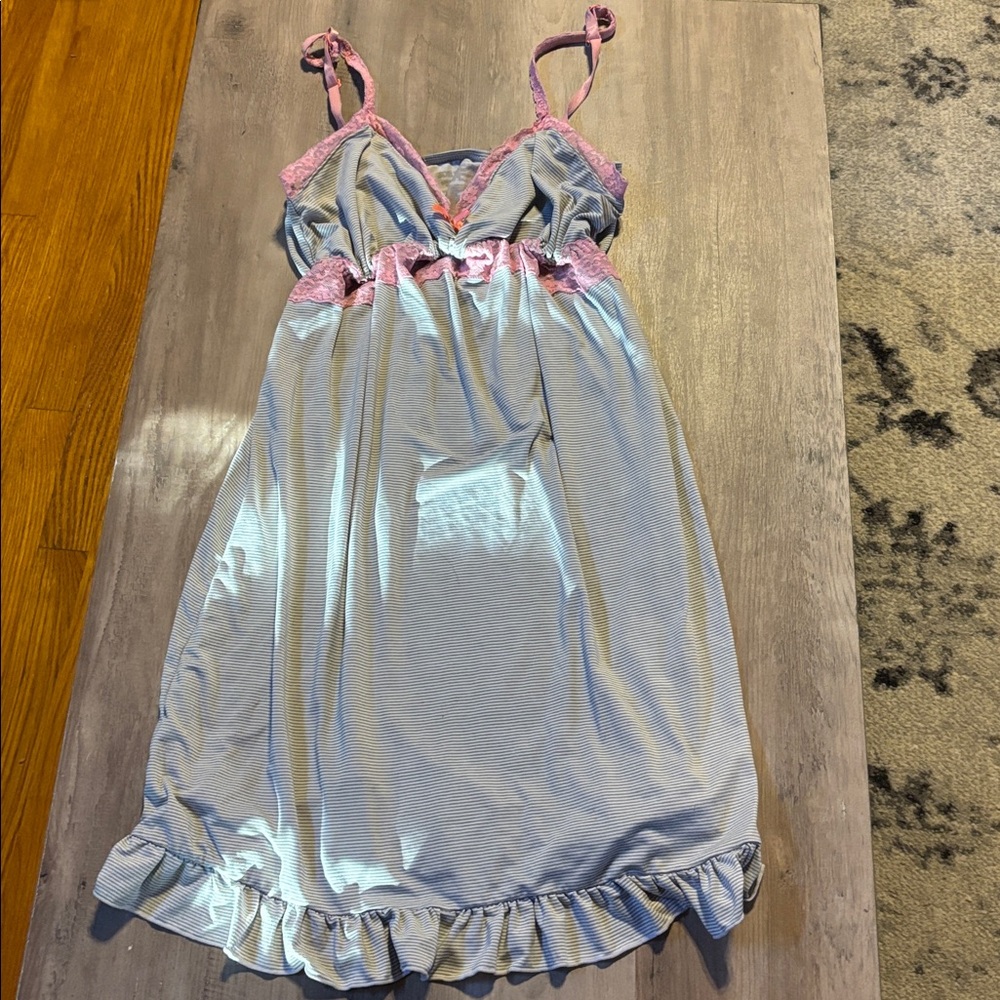 Joe Boxer Pink and Blue Nightgown